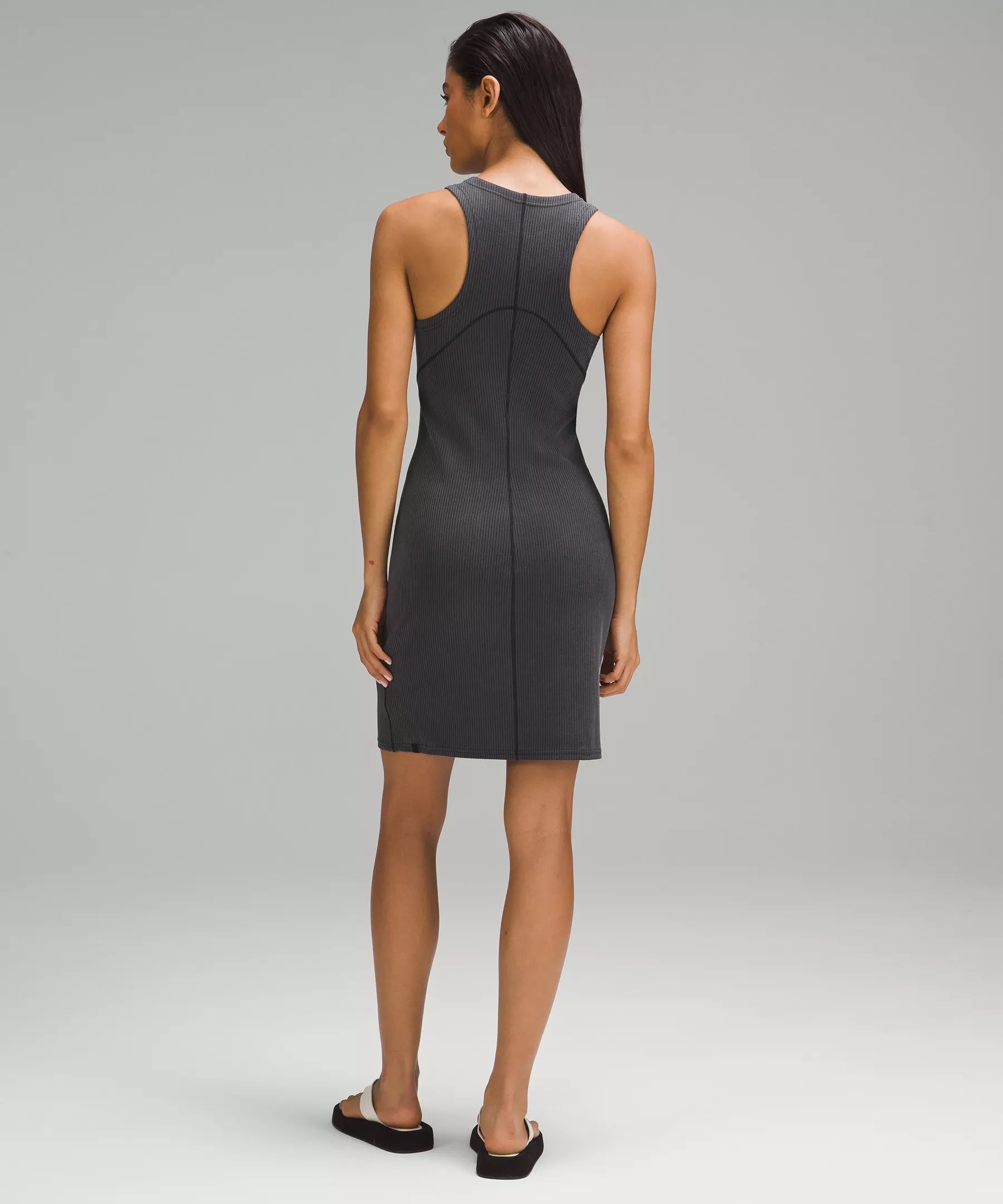 Ribbed Softstreme Slim-Fit Tank Dress - 2