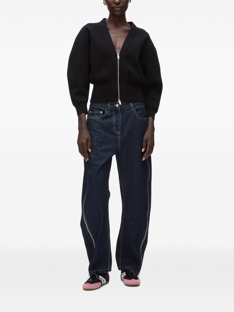 3.1 Phillip Lim V-neck zip-up cardigan outlook