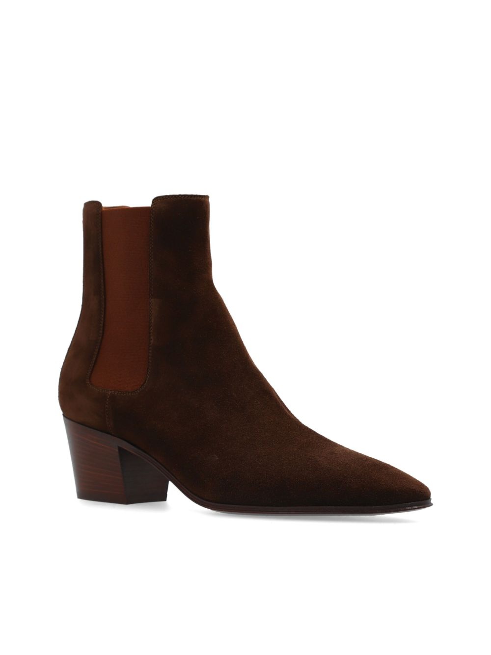 pointed-toe suede Chelsea boots - 4