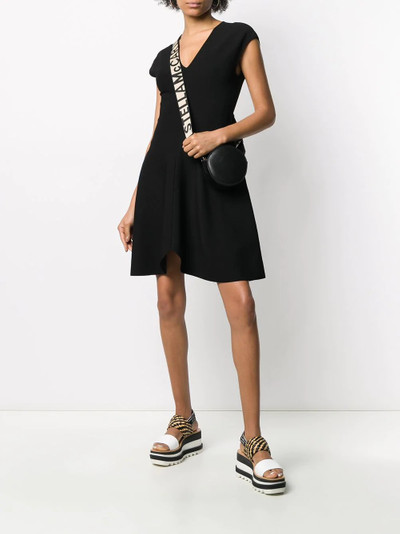 Stella McCartney deep V-neck skater dress outlook