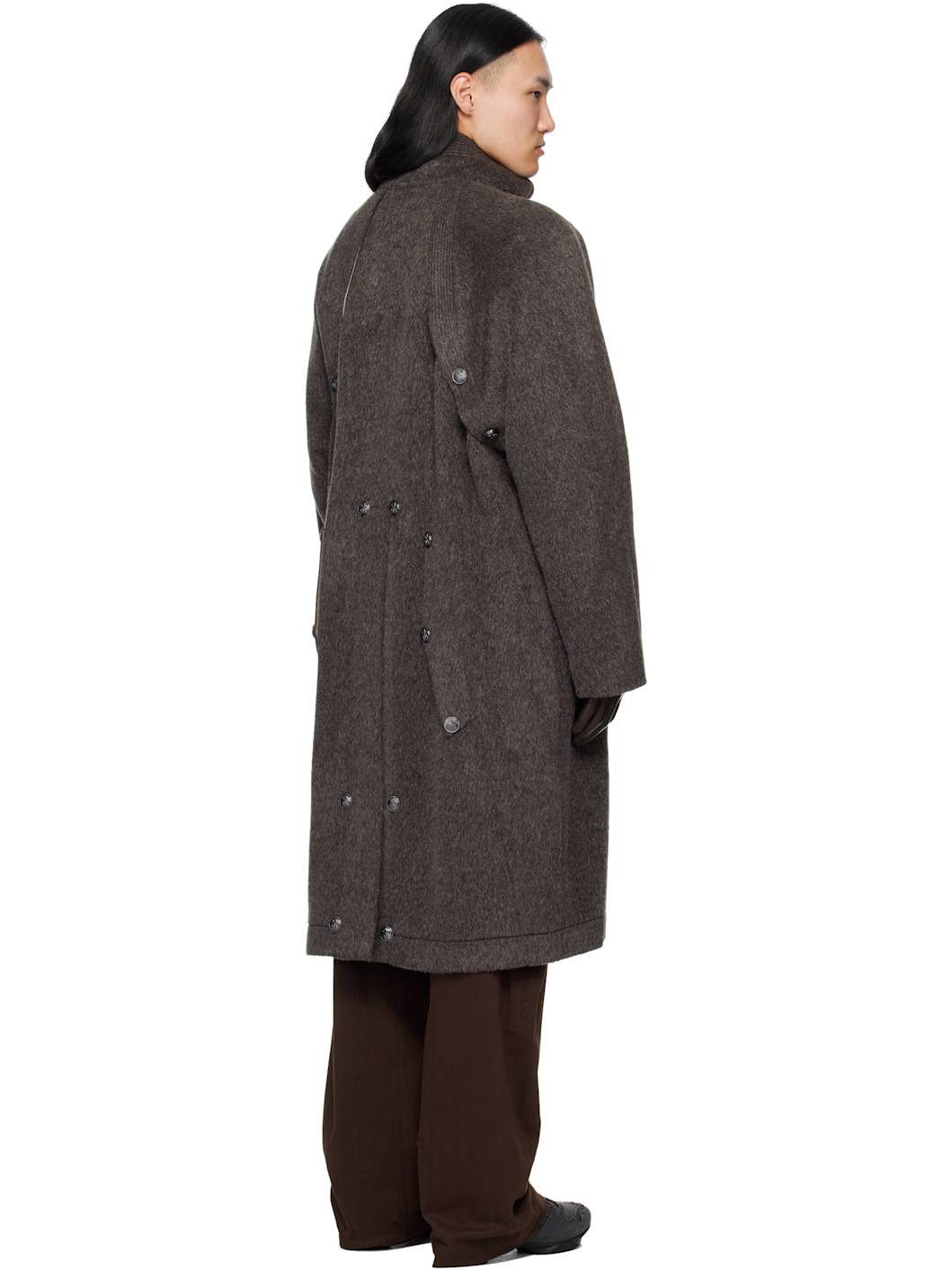 Gray Kormos Military Coat - 3