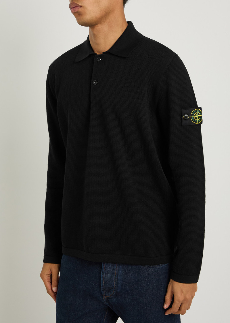 Stone Island Stone Island Knit Cotton Polo Shirt outlook