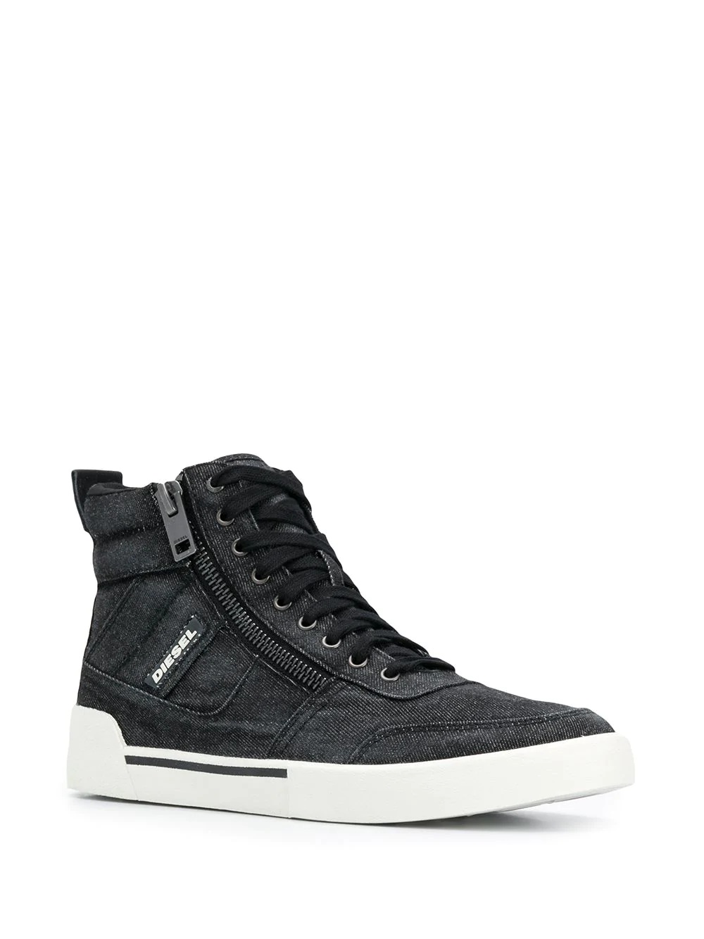 logo hi-top sneakers - 2