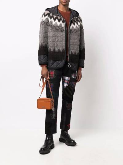 Junya Watanabe MAN patchwork straight trousers outlook