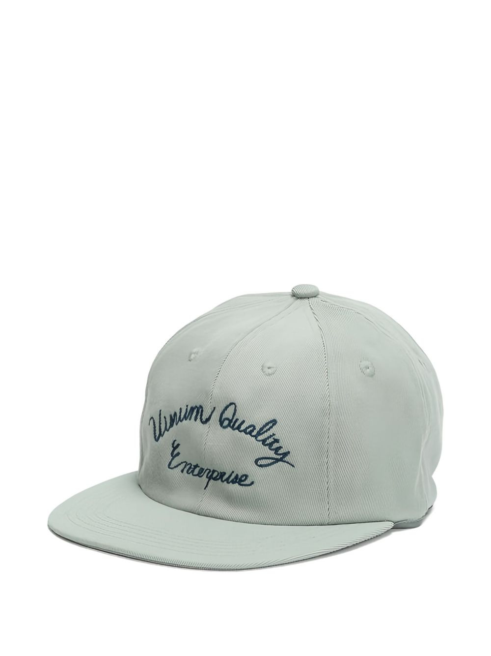 embroidered flat-peak cap - 1