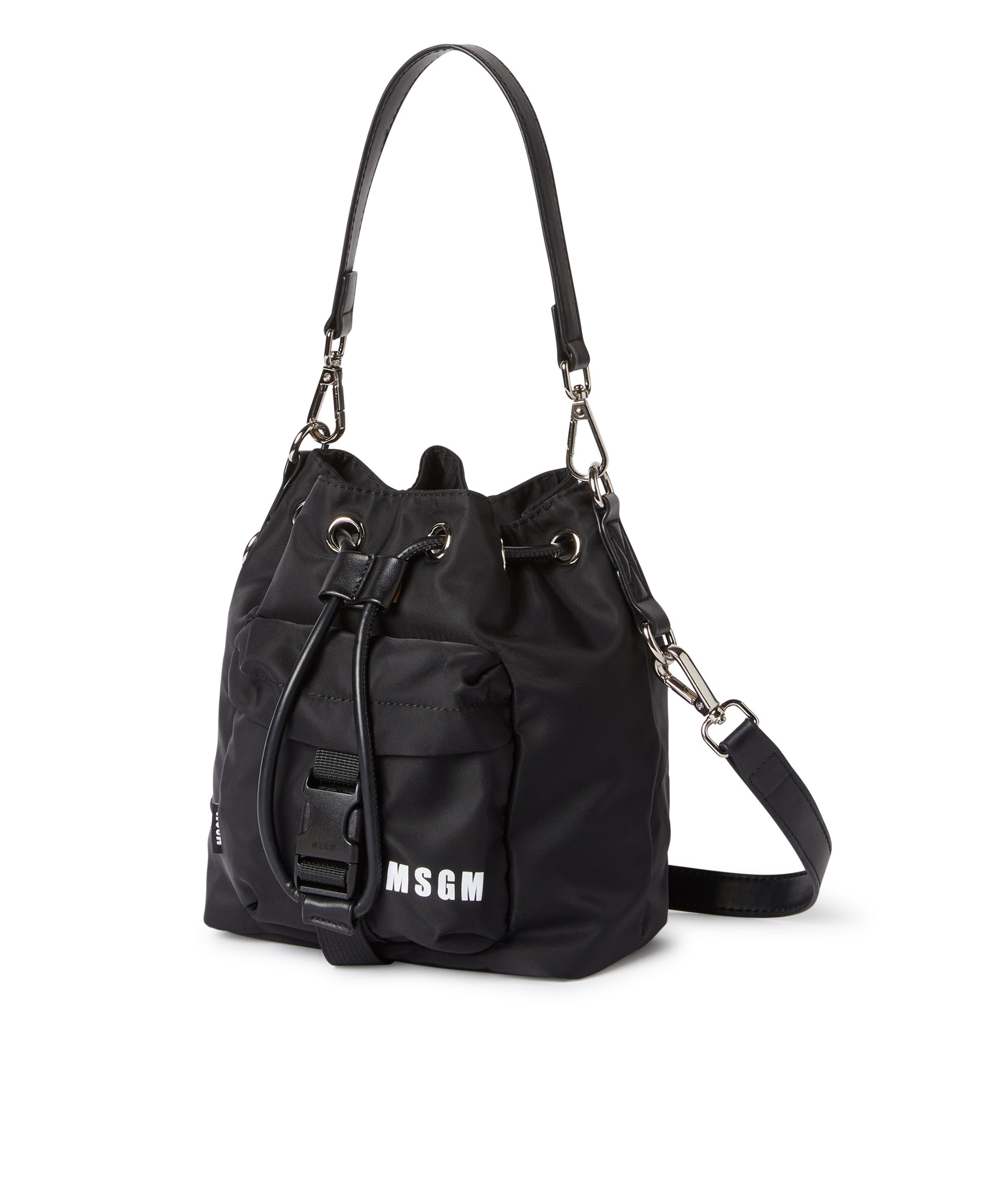 "Signature Iconic Nylon" bucket bag - 3