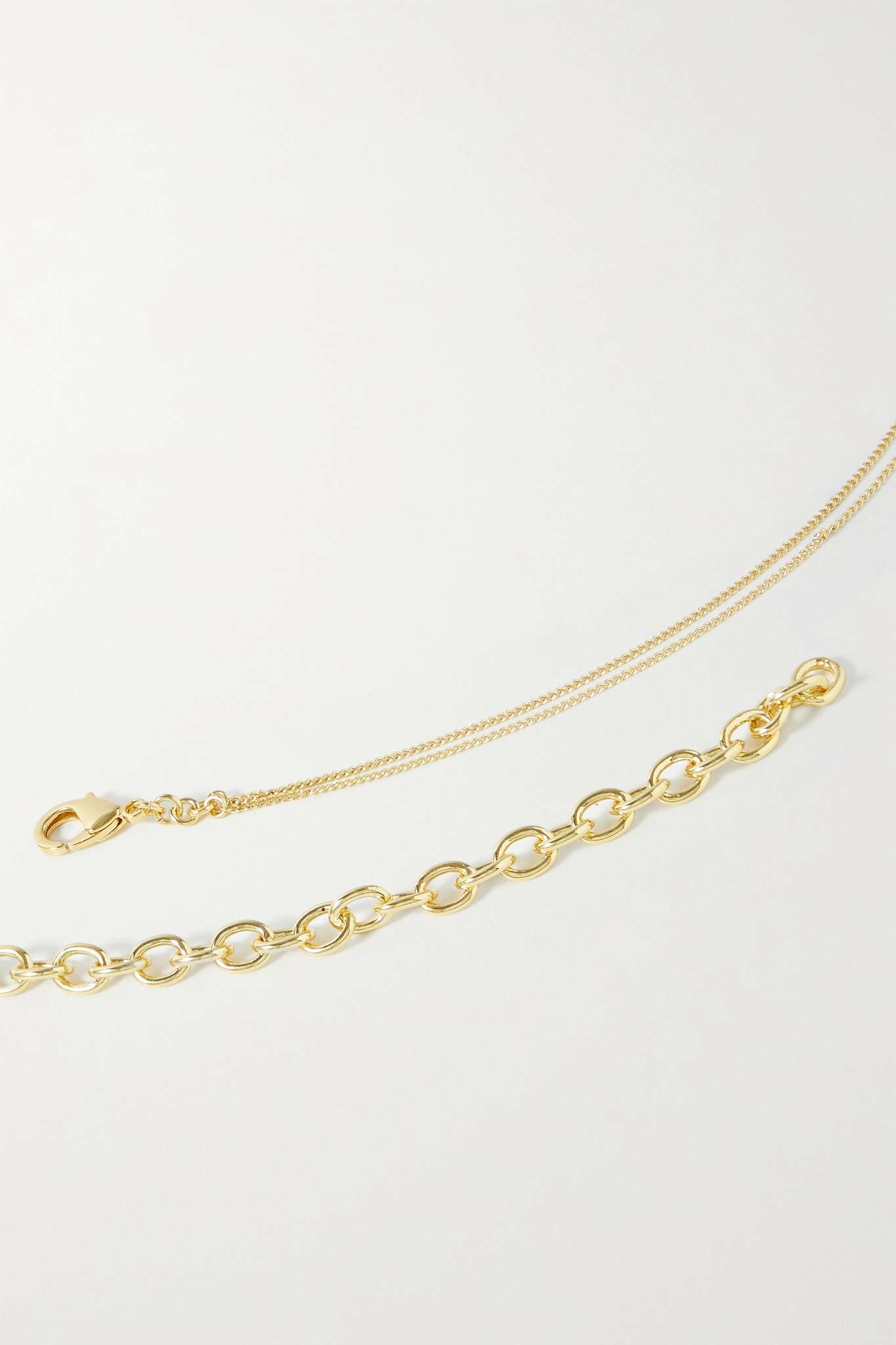 Pemma gold-tone pearl body chain - 3