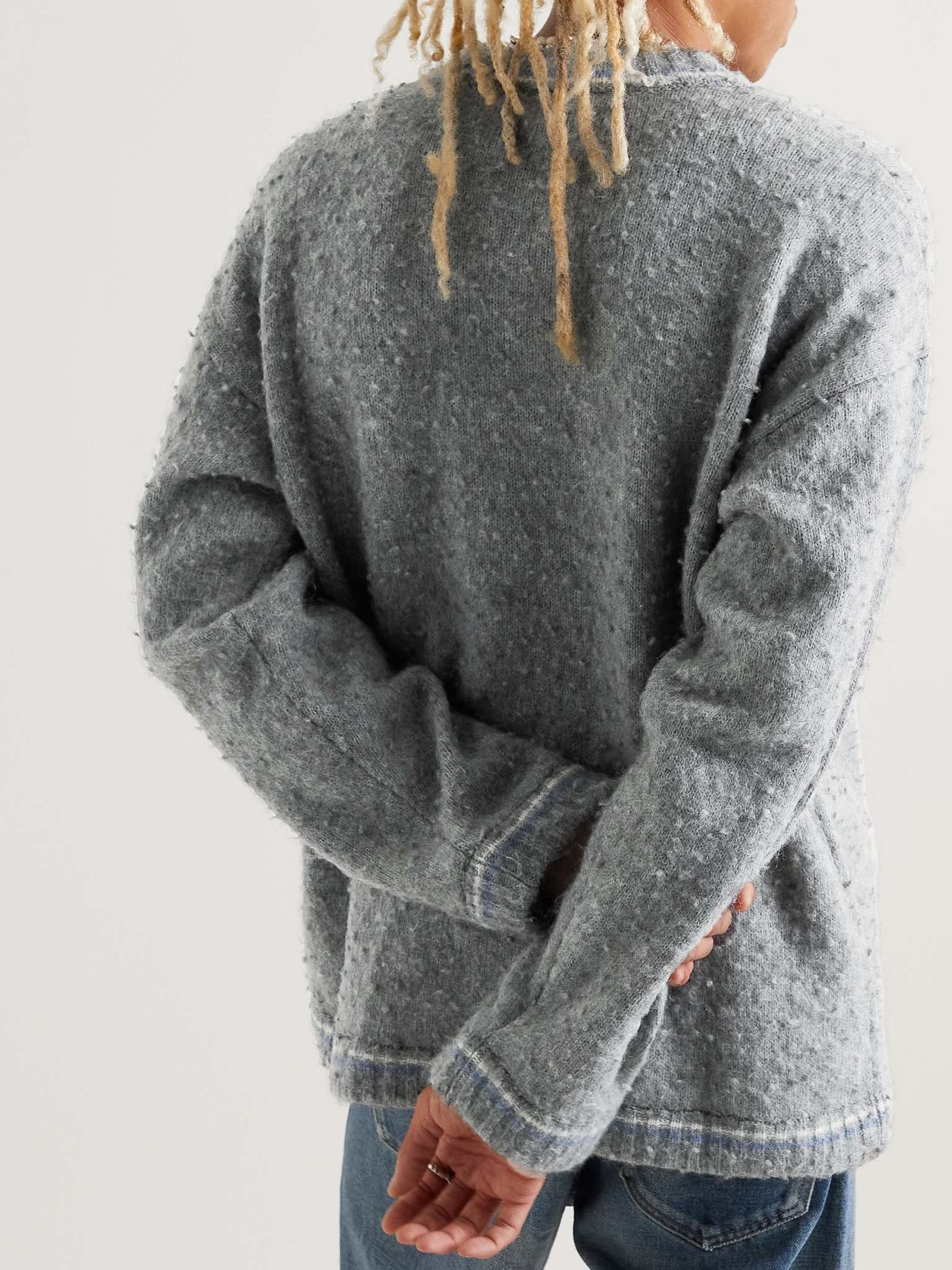 Washed Wool-Blend Sweater - 4
