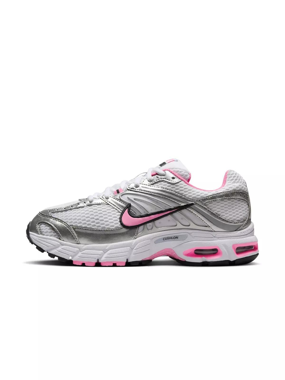Air Max Moto 2K "White/Pink Spell/Metallic Silver/Black" Women's Shoe - 3