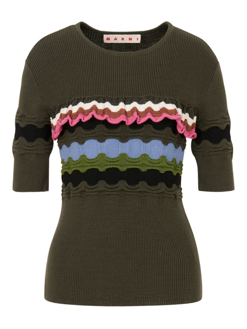 contrasting-stitches T-shirt 1