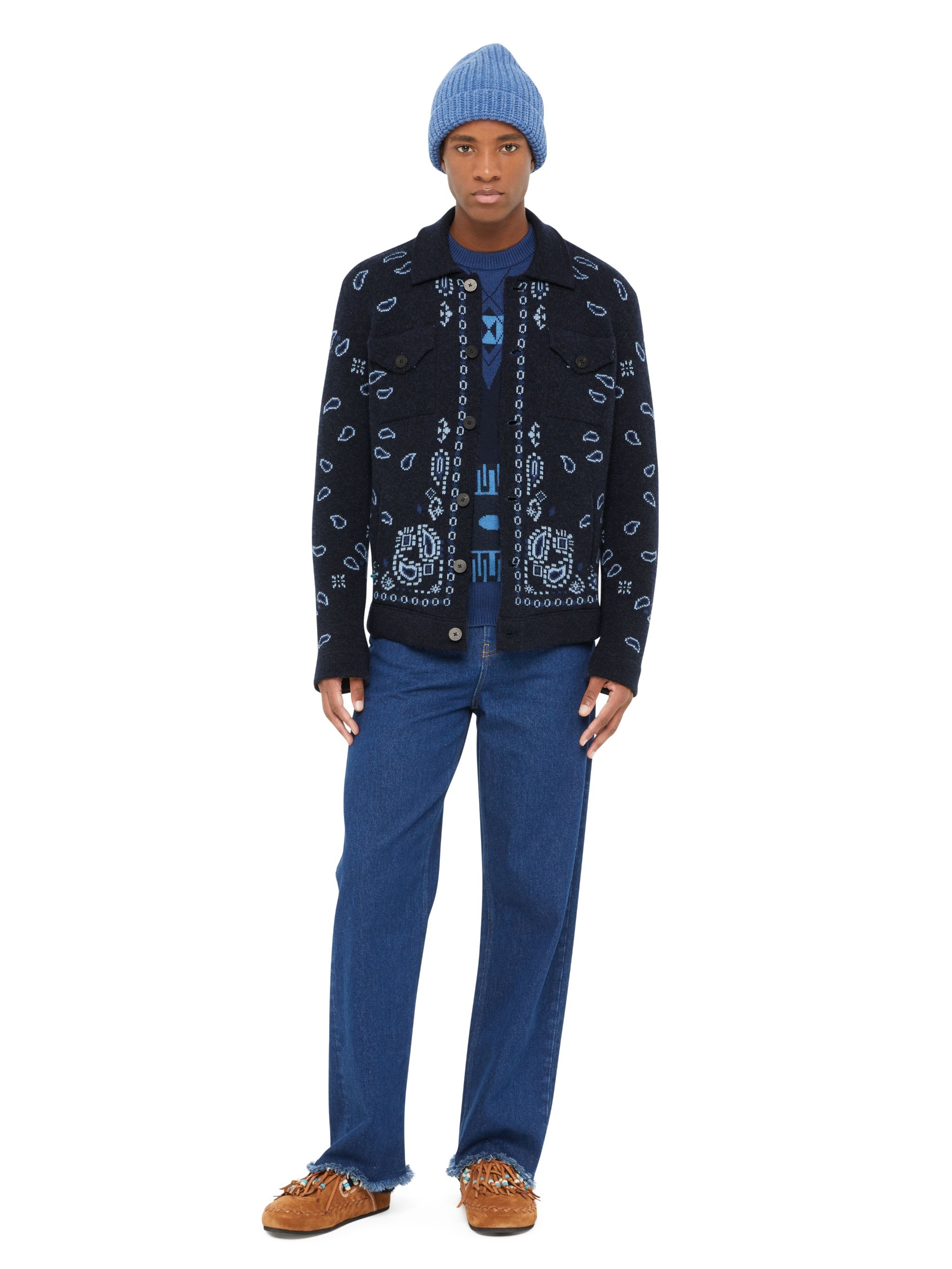 Bandana Piqué Jacquard Shirt - 4
