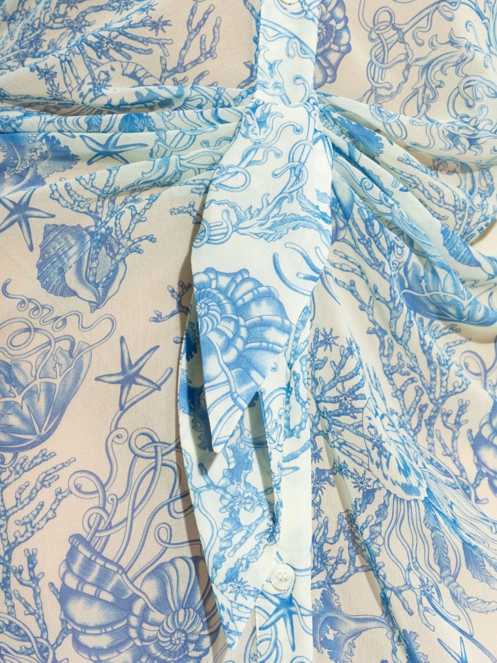 Barocco-print maxi dress - 5