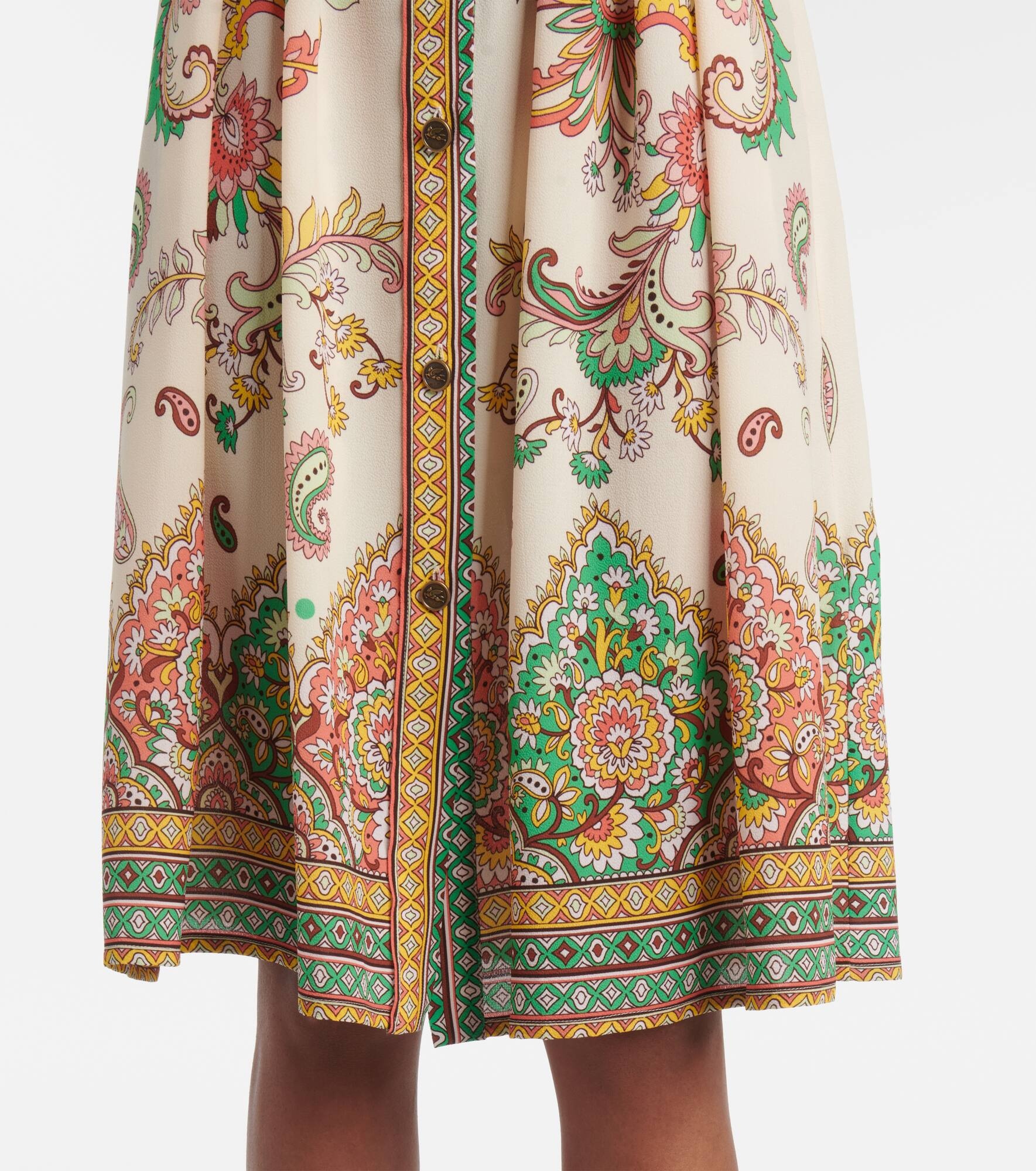 Paisley midi dress - 5