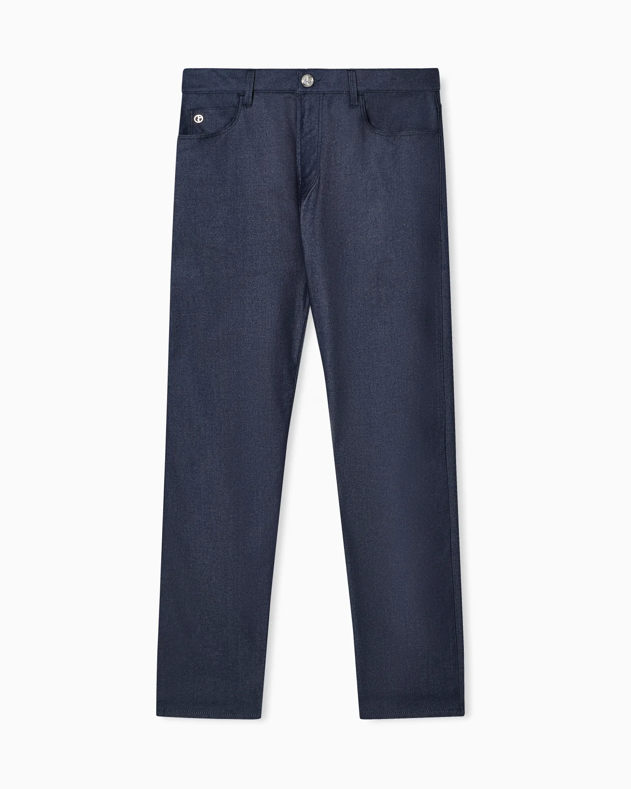 STRETCH COTTON DENIM TWILL JEANS - 1