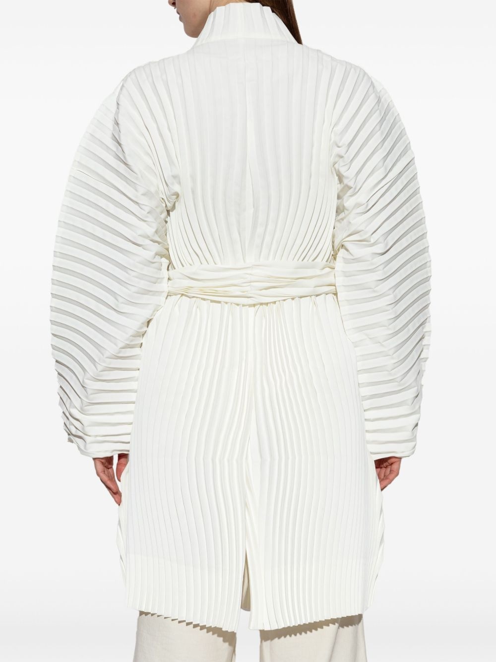 Wavering Pleats coat - 4