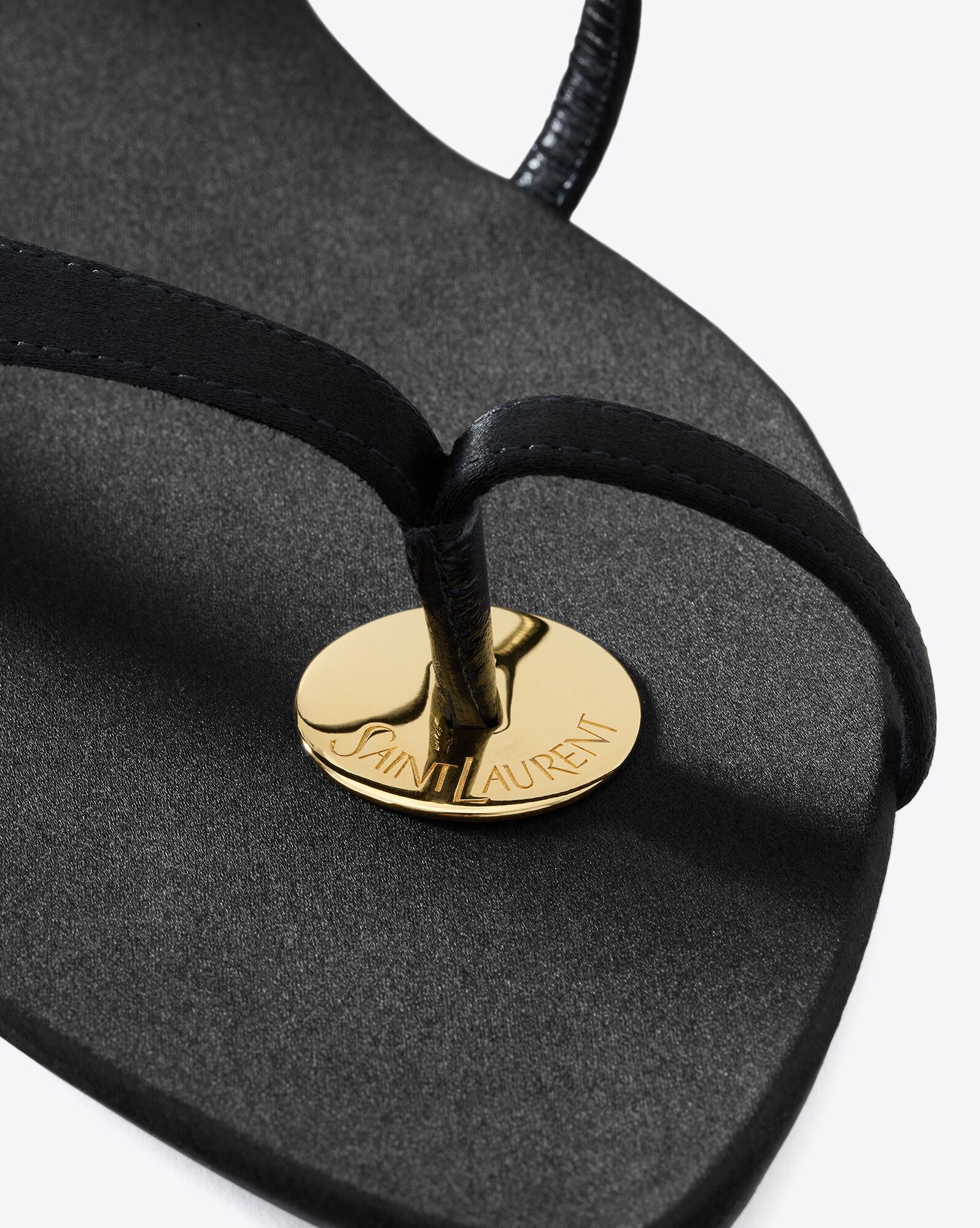 【関税込み】SAINT LAURENT TANGER SANDALS IN SATIN SAINT LAURENT Tanger satin sandals | NET-A-PORTER