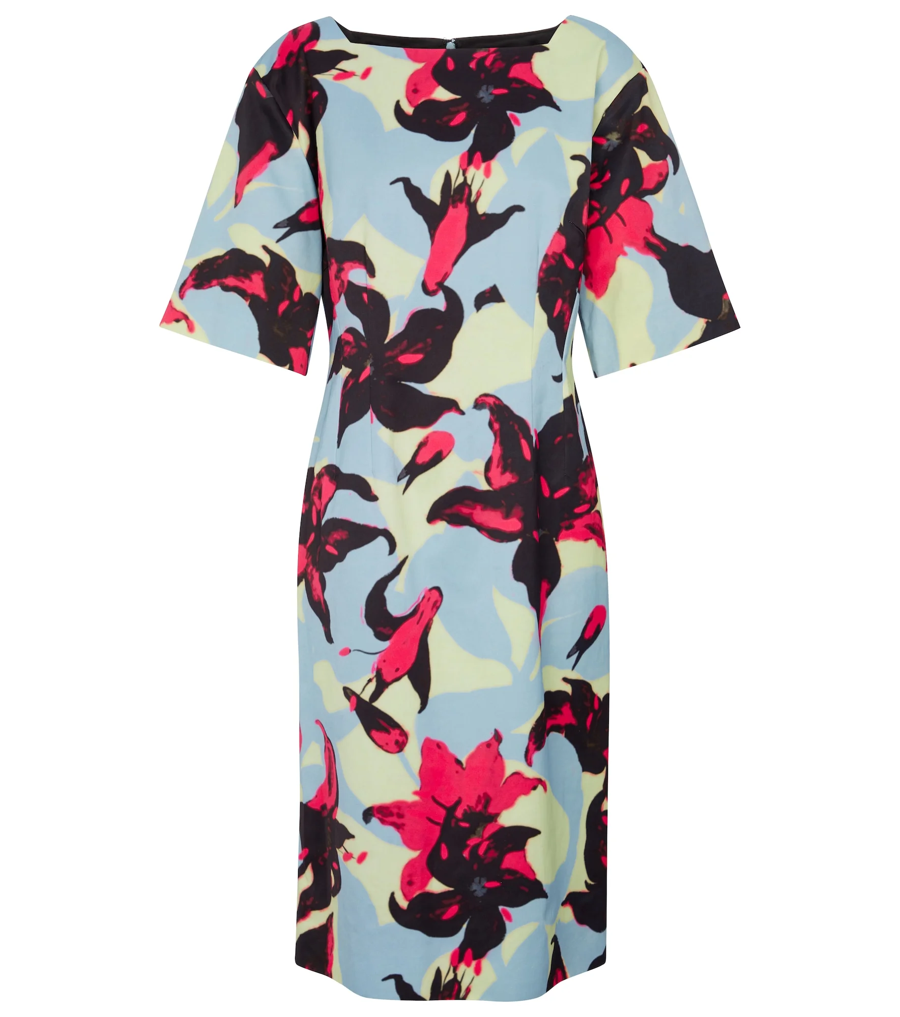 Printed midi dress - 1