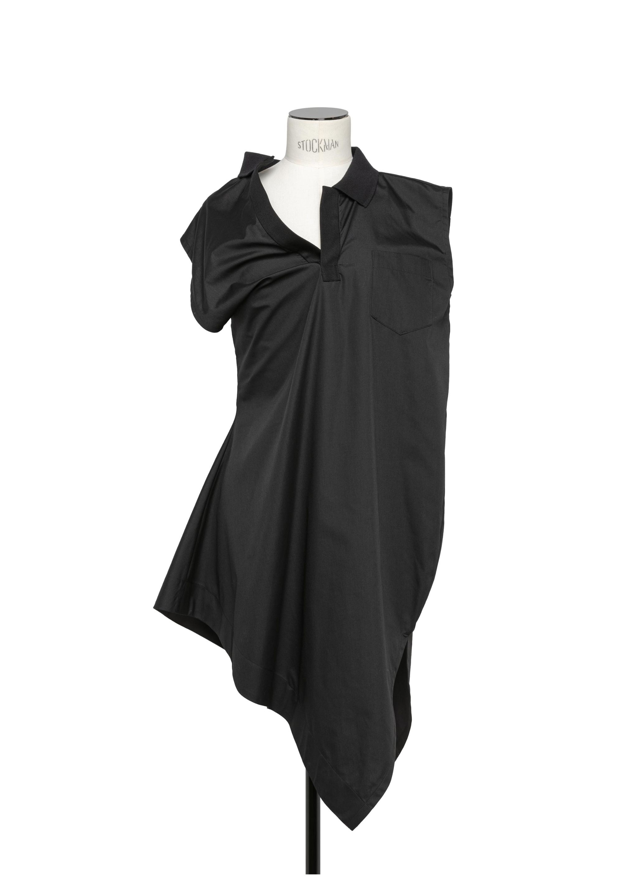 Cotton Poplin Polo Shirt - 1