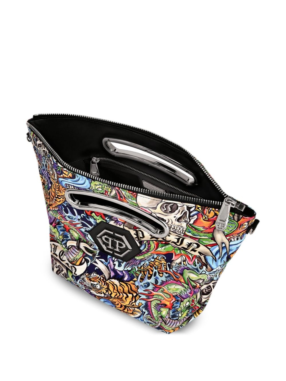 medium Tattoo-print tote bag - 3