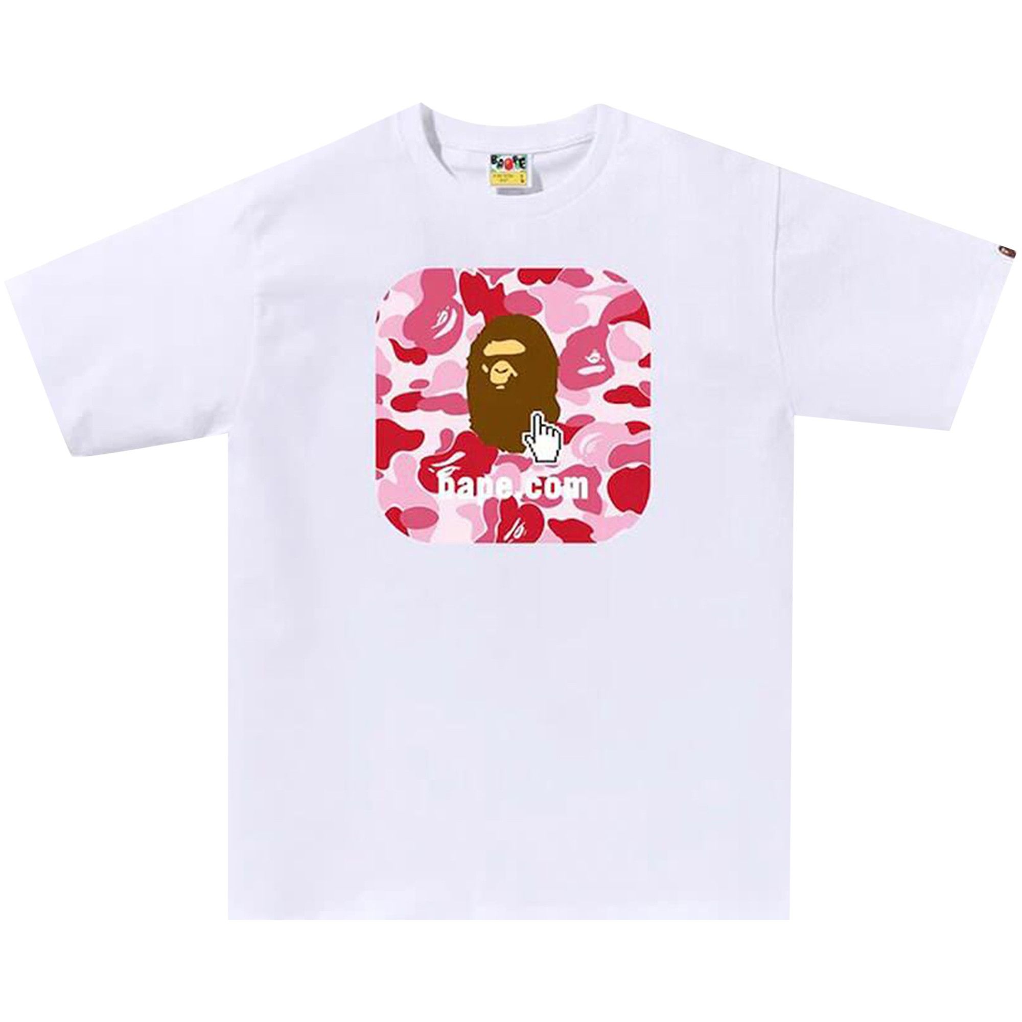 BAPE ABC Camo Tee (Online Exclusive) 'White/Pink' - 1