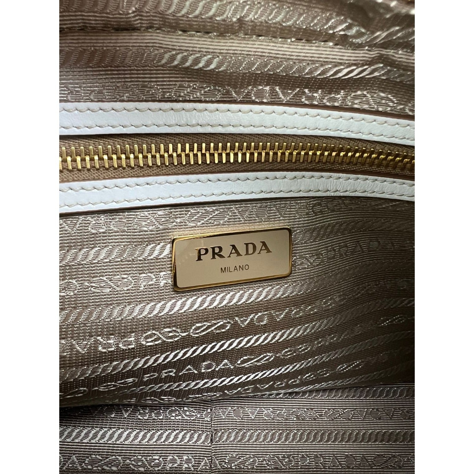 Prada Khaki Canvas Camera Crossbody Bag - 4