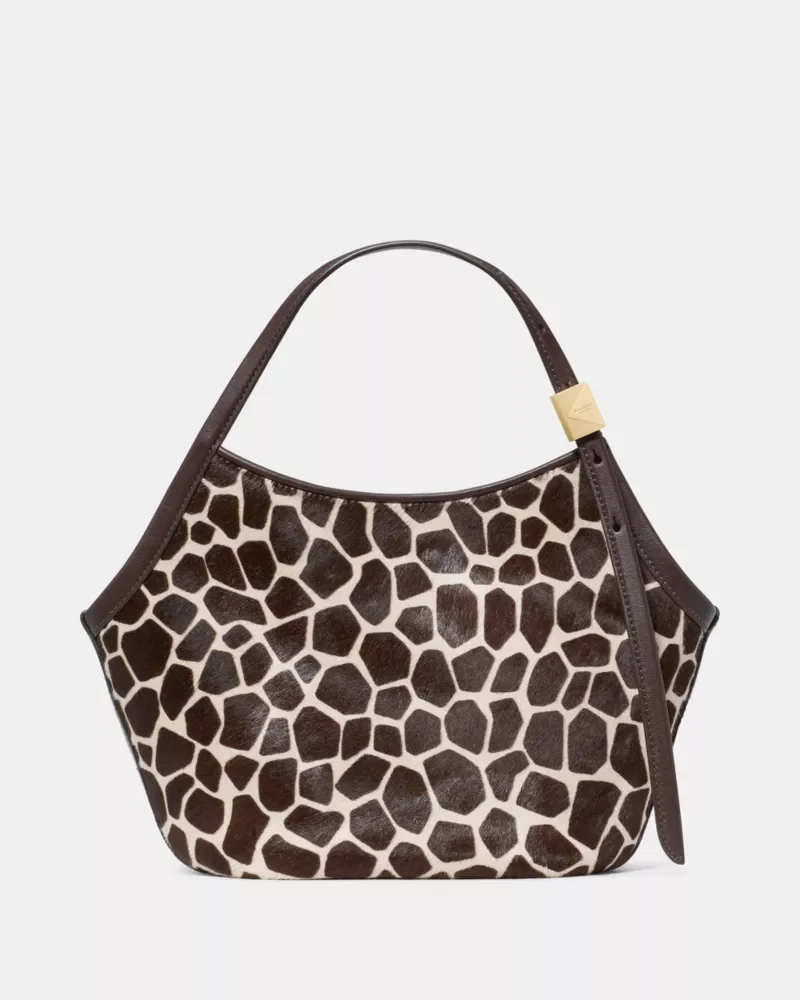 Deco Giraffe Haircalf Small Tulip Tote Bag - 1