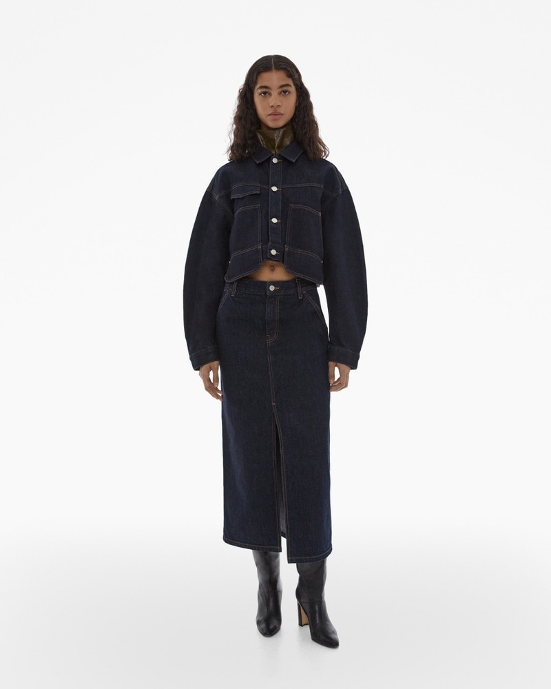 CROPPED DENIM TRUCKER JACKET 8