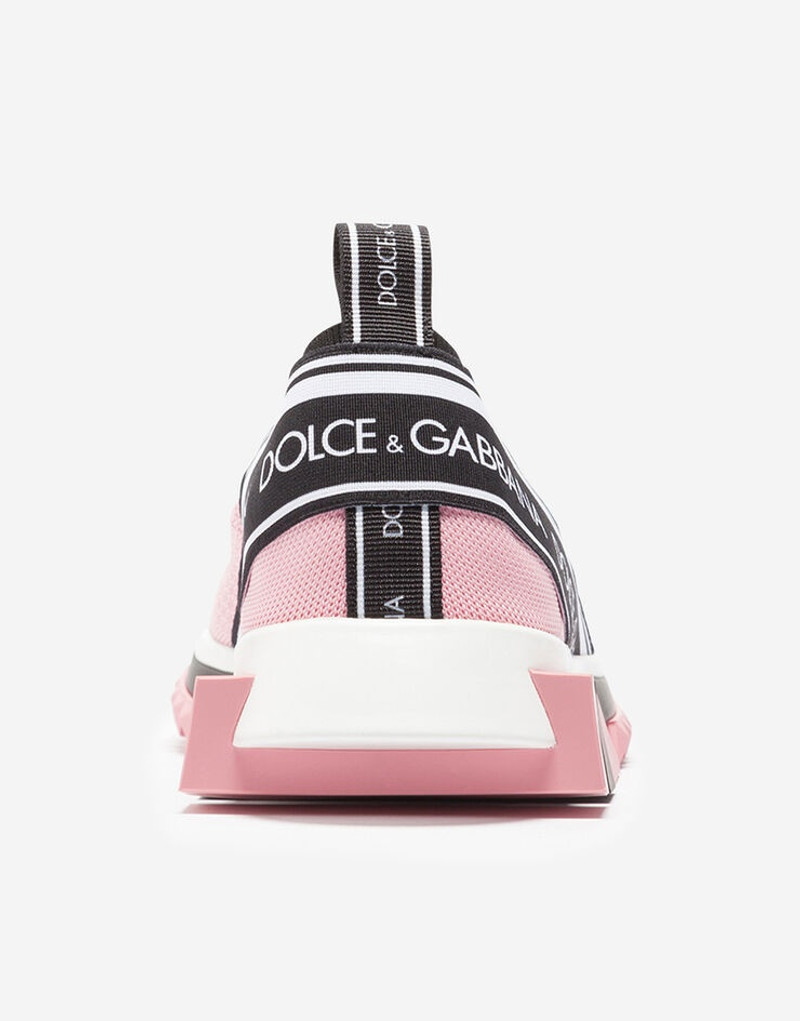 Dolce & Gabbana Stretch jersey Sorrento sneakers with logo outlook