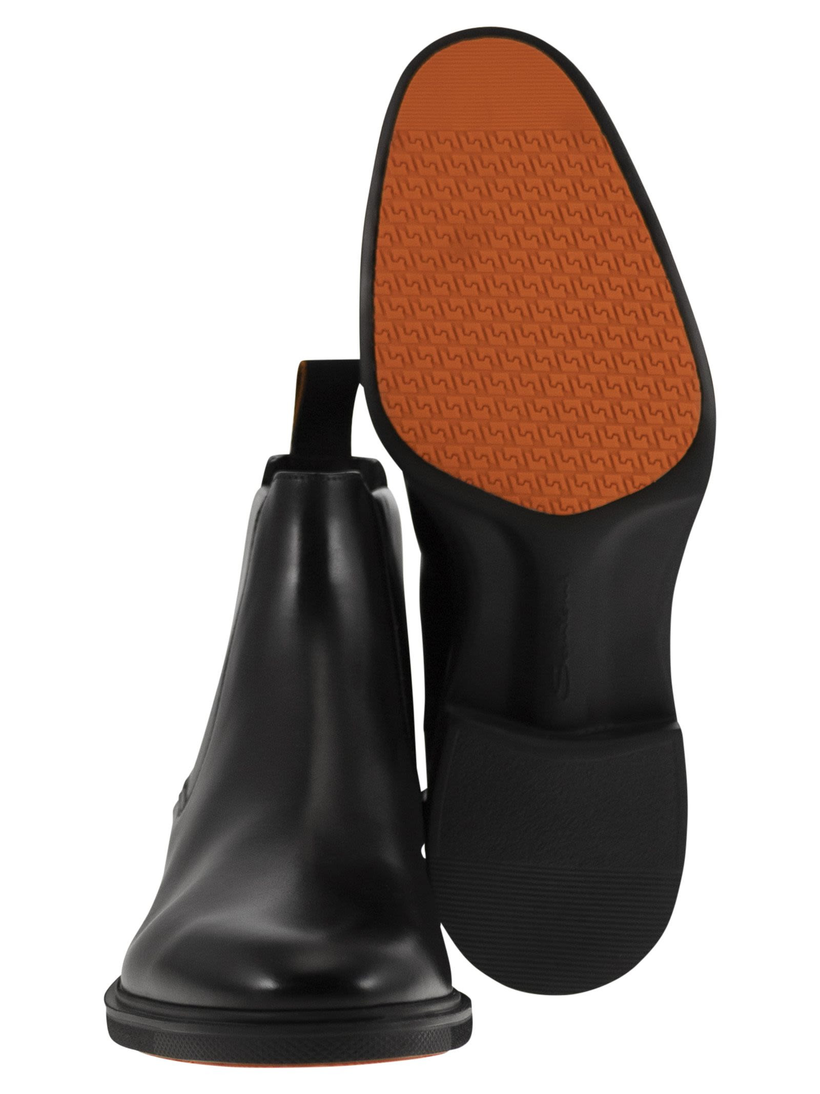 Santoni Men Easy Leather Boot - 5