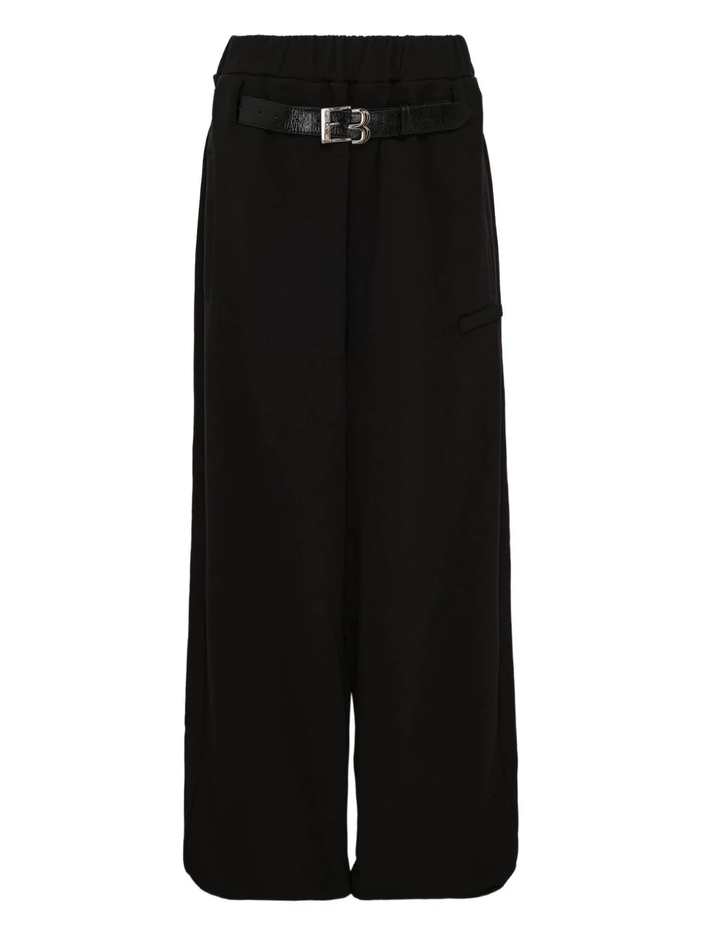 detachable logo-belt trousers - 1