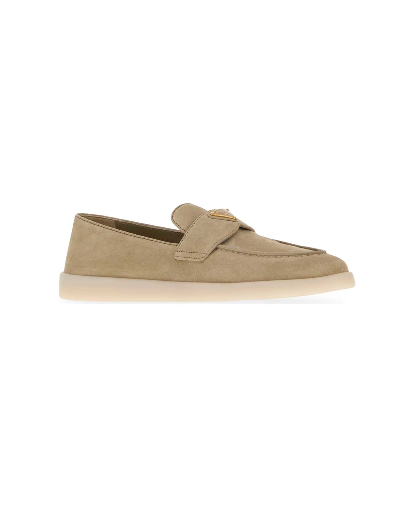 Sand Suede Loafers - 2