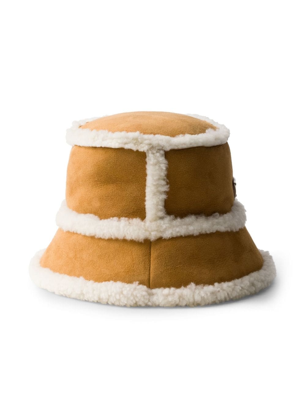 suede shearling bucket hat - 2