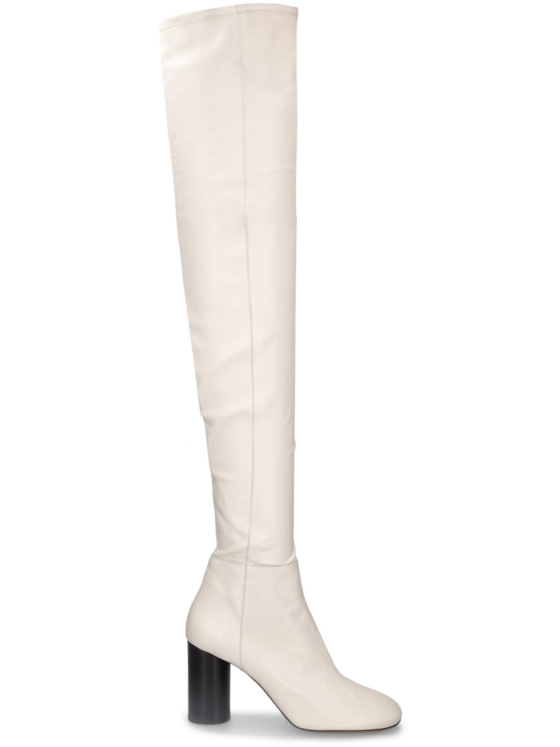 85mm Lelta leather knee high boots - 1