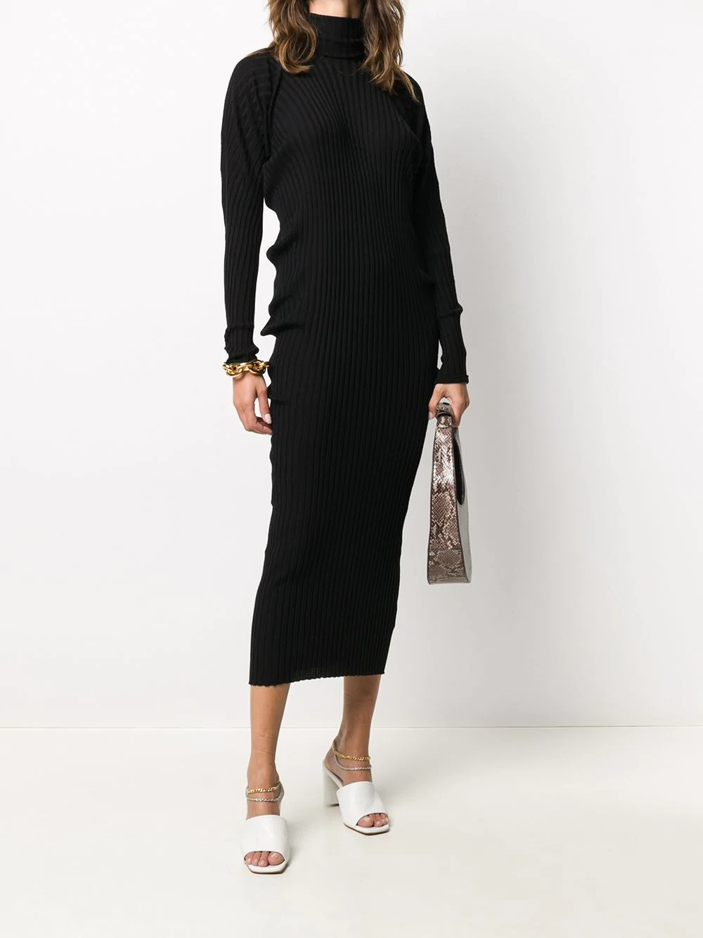 ribbed knitted dress - 2