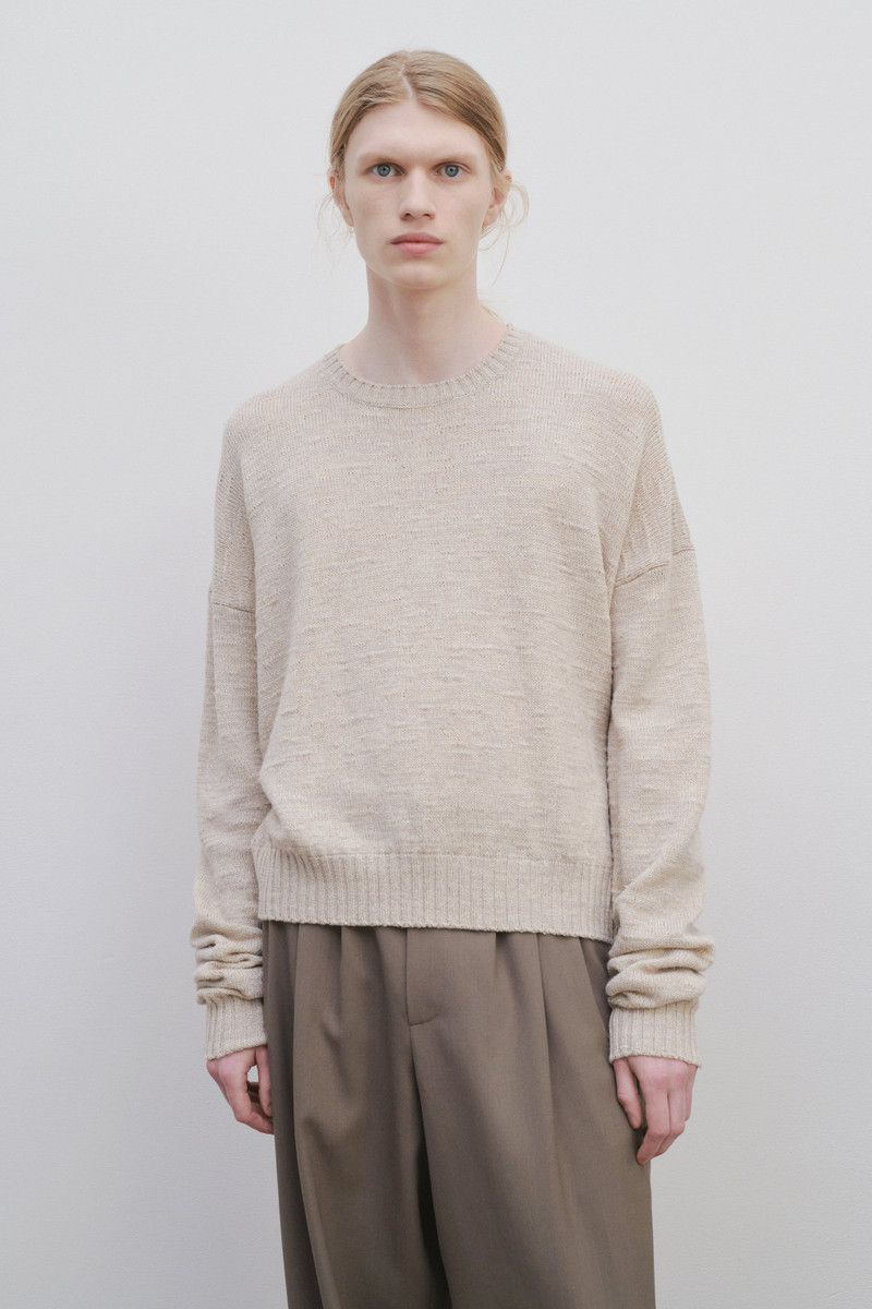 Gary Top in Virgin Wool and Linen 3