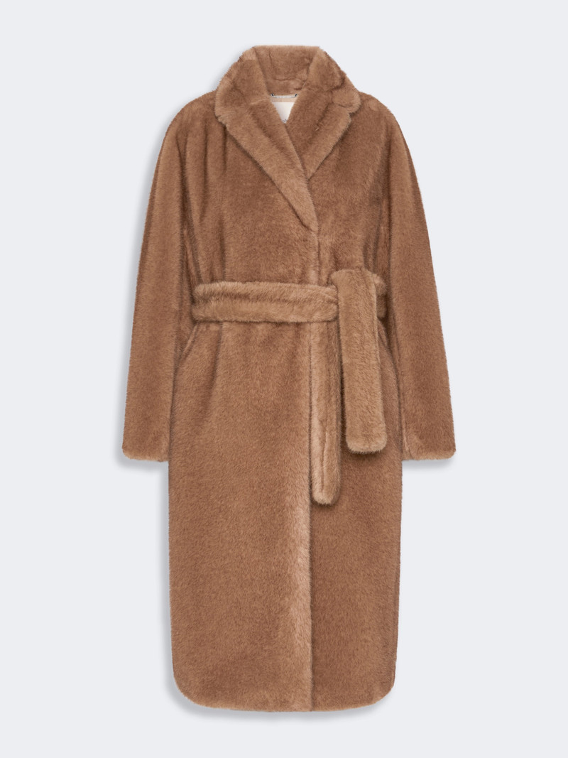 MISS Soft-textured wrap coat - BEIGE 1