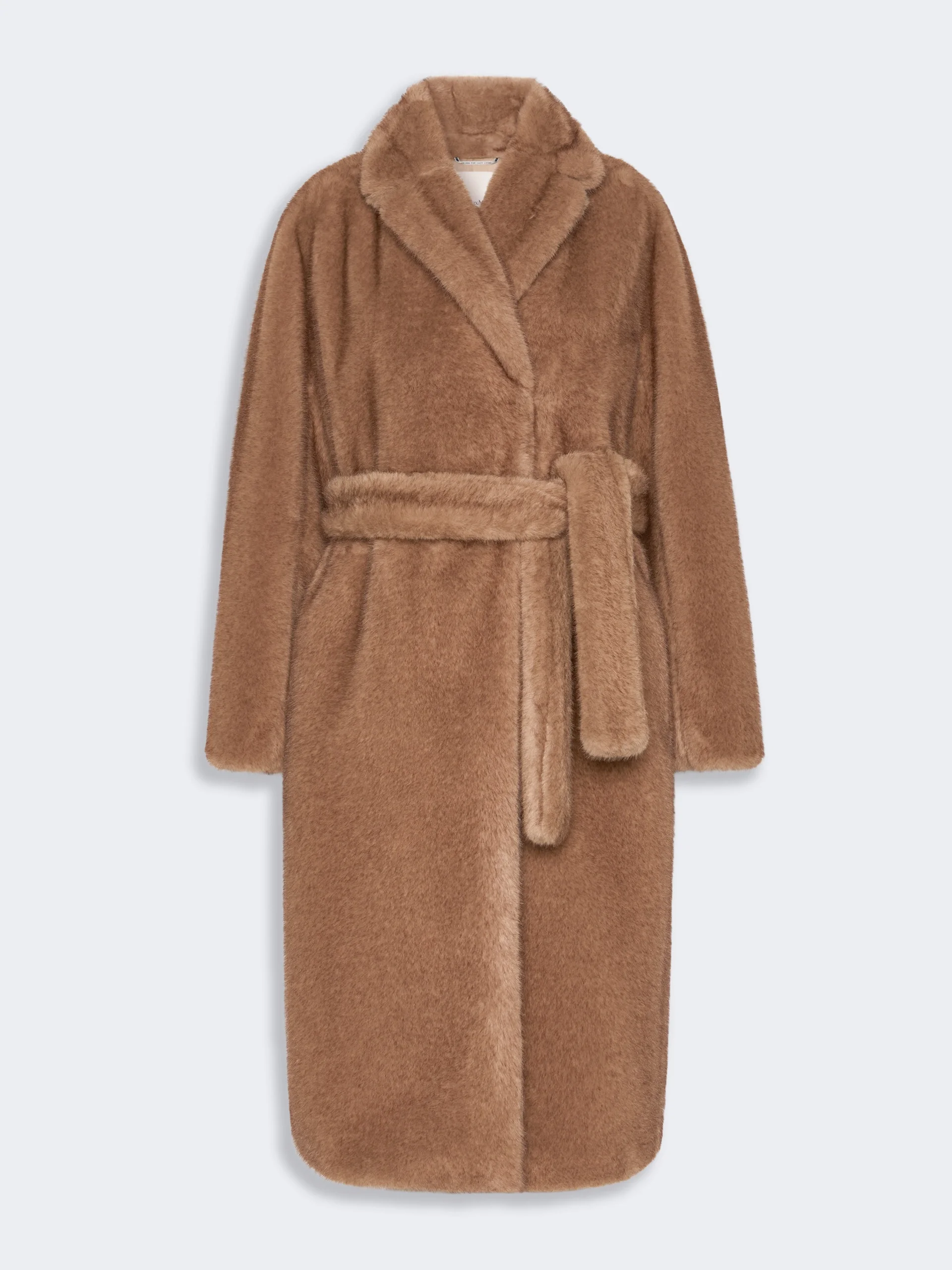 MISS Soft-textured wrap coat - BEIGE - 1