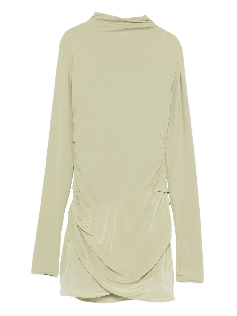 Milesi front-drape mini dress - 1