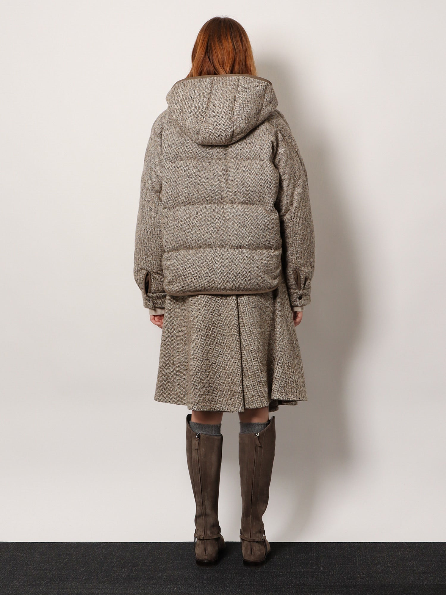 Reversible Wool And Silk Down Jacket - 3
