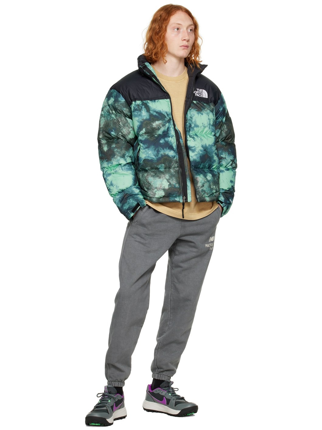 North face nuptse 1996 camo best sale