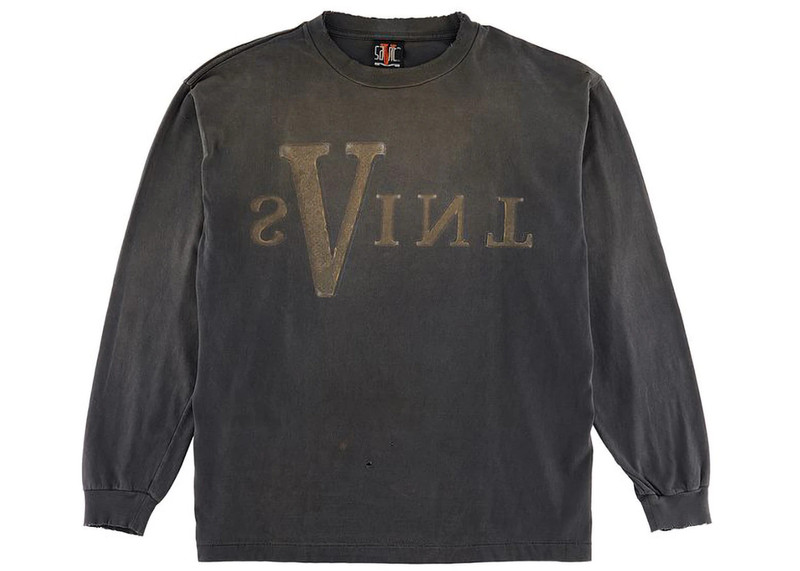 SAINT M×××××× Saint Mxxxxxx x VLONE Maria L/S T-Shirt Vintage Black outlook