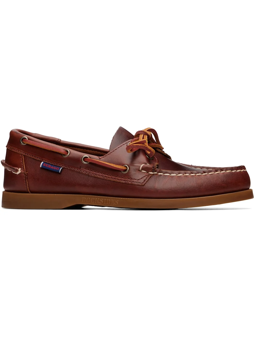 Brown Docksides Portland Waxed Boat Shoes - 1