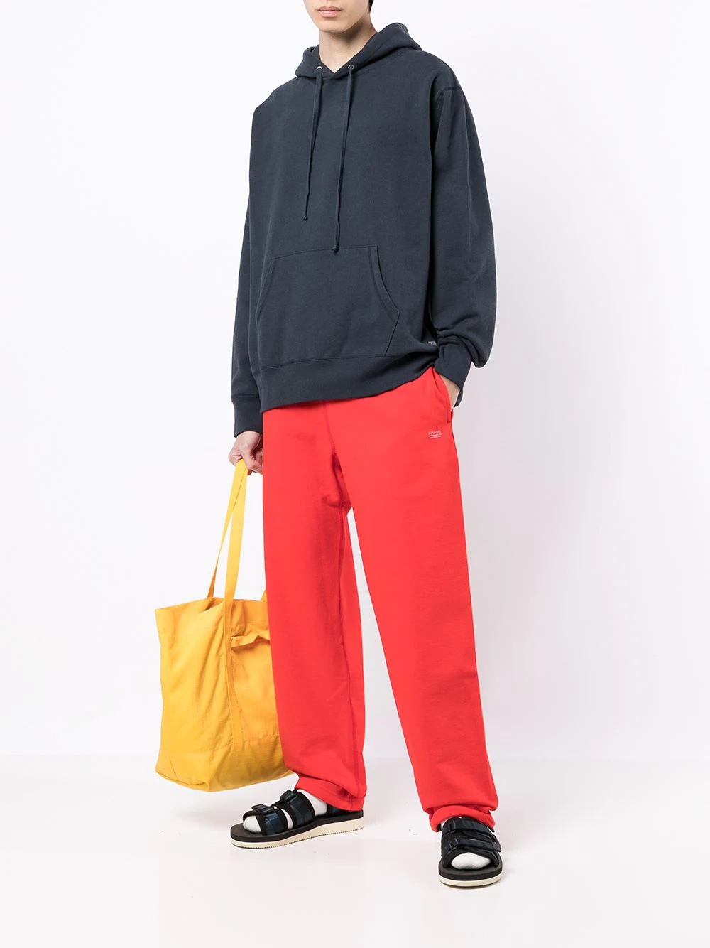 cotton logo trackpants - 2