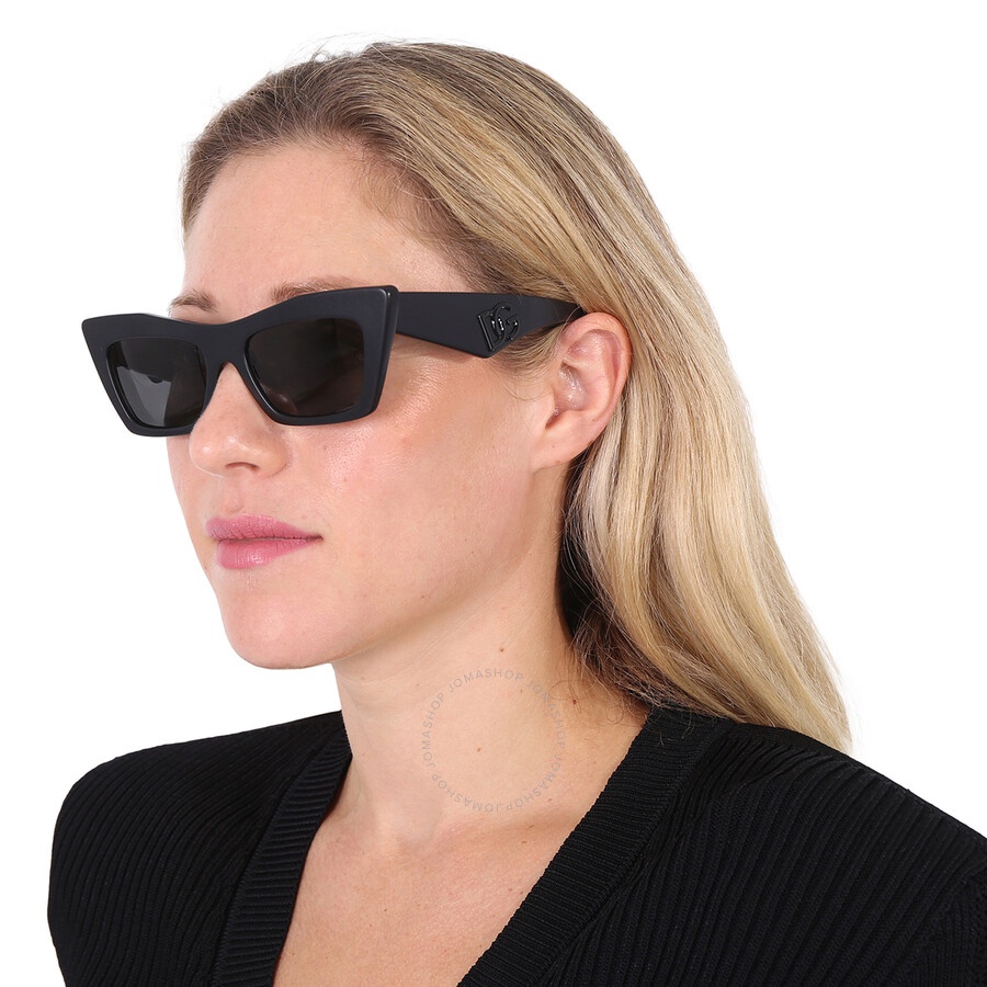 Dolce & Gabbana Dolce and Gabbana Dark Grey Mirrored Cat Eye  display picture 2
