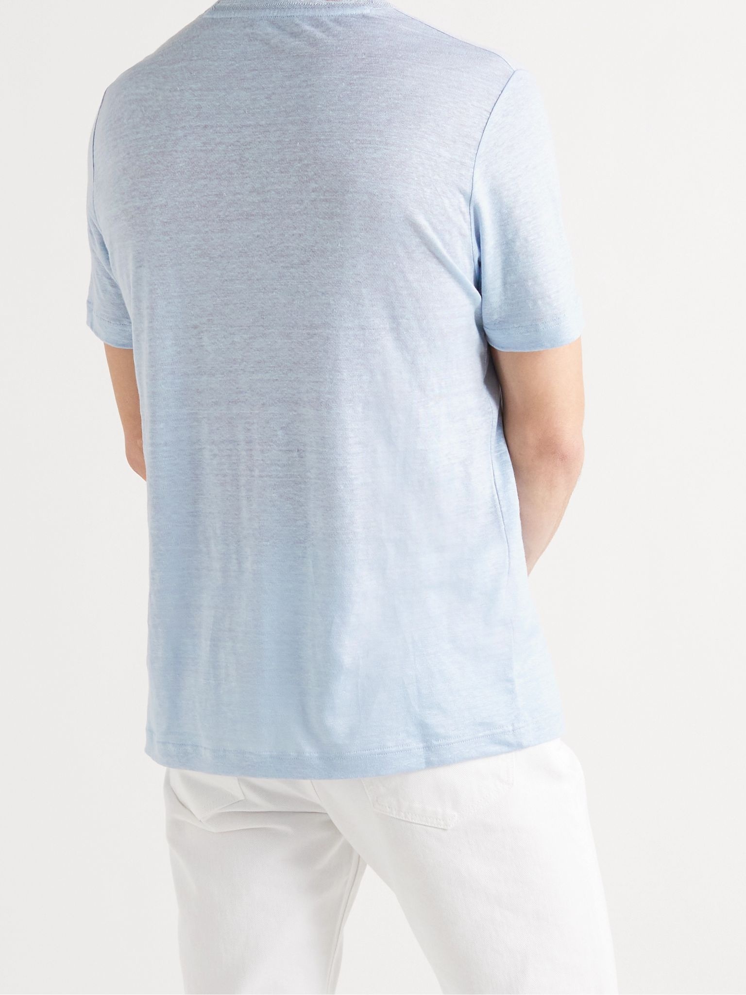 Linen-Jersey T-Shirt - 4