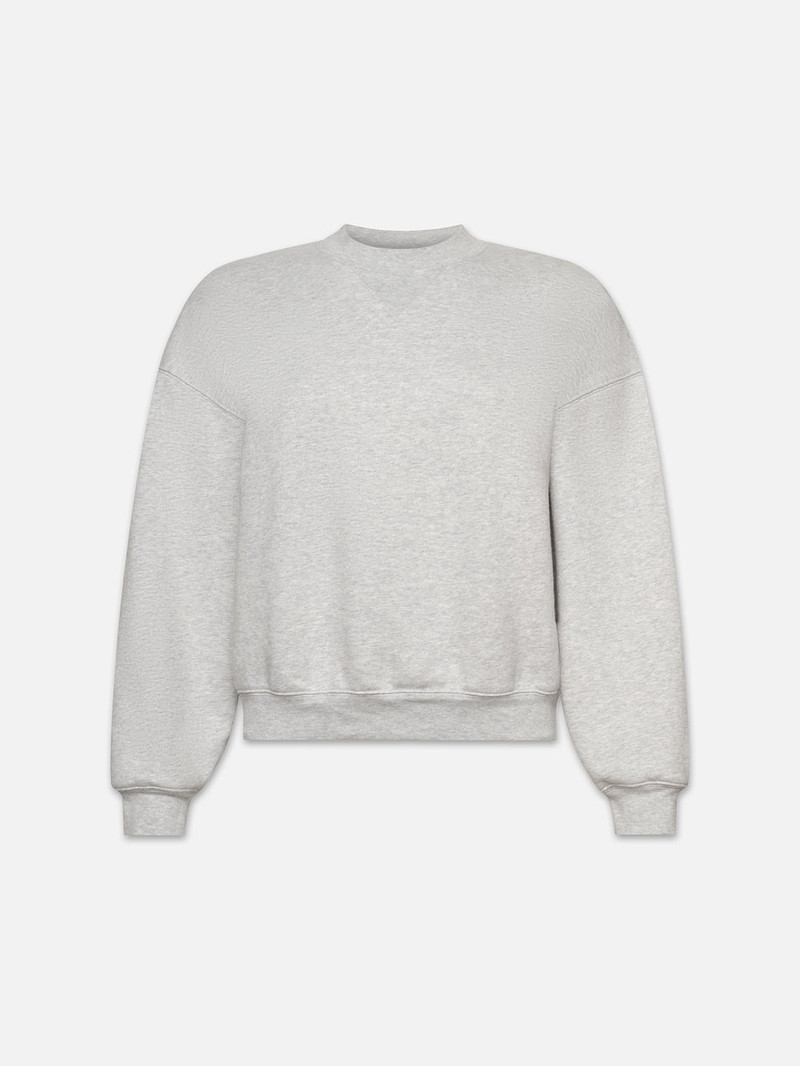 Classic Crew Sweatshirt in Heather Grey 1