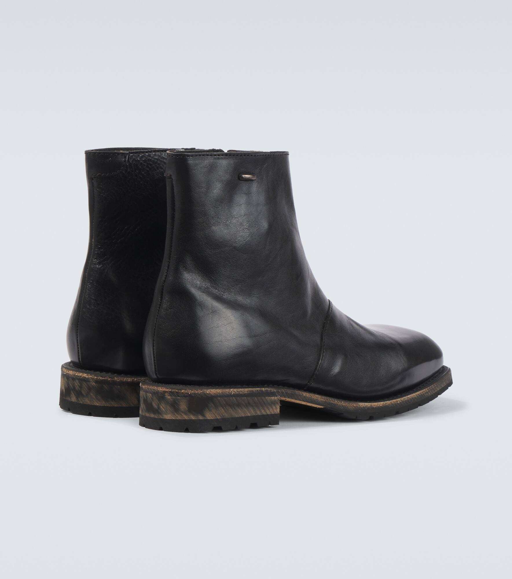 Engine leather ankle boots - 6