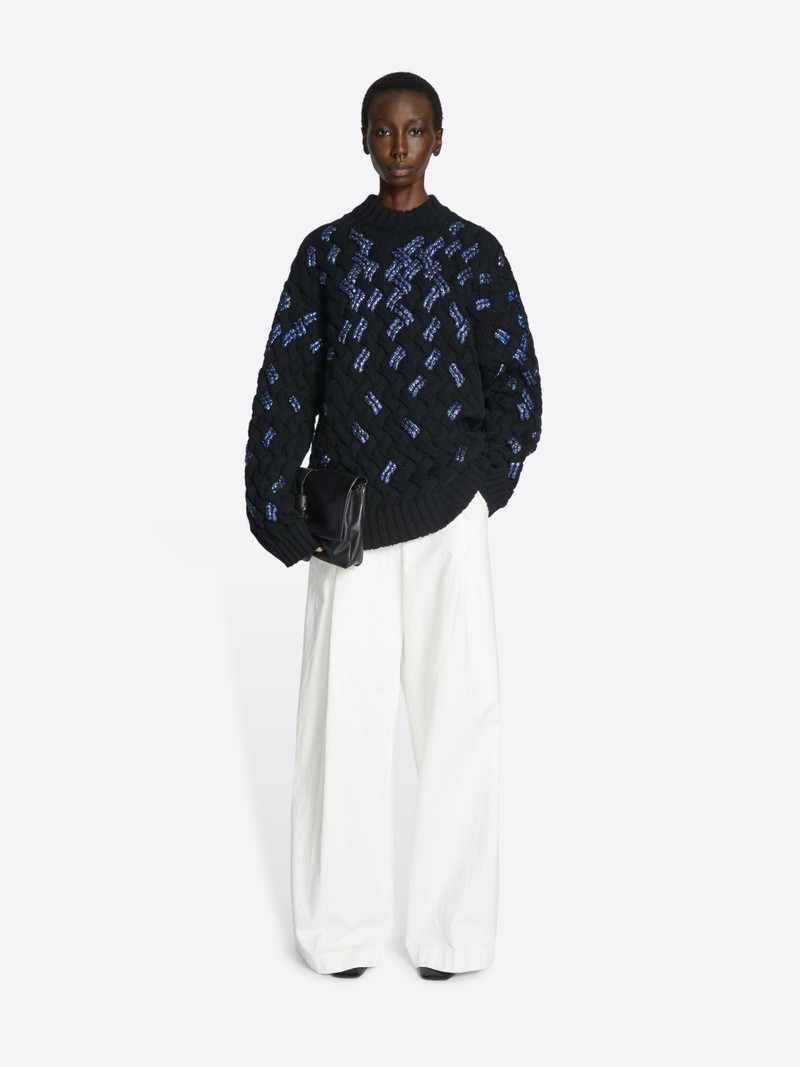 Dries Van Noten EMBELLISHED SWEATER outlook