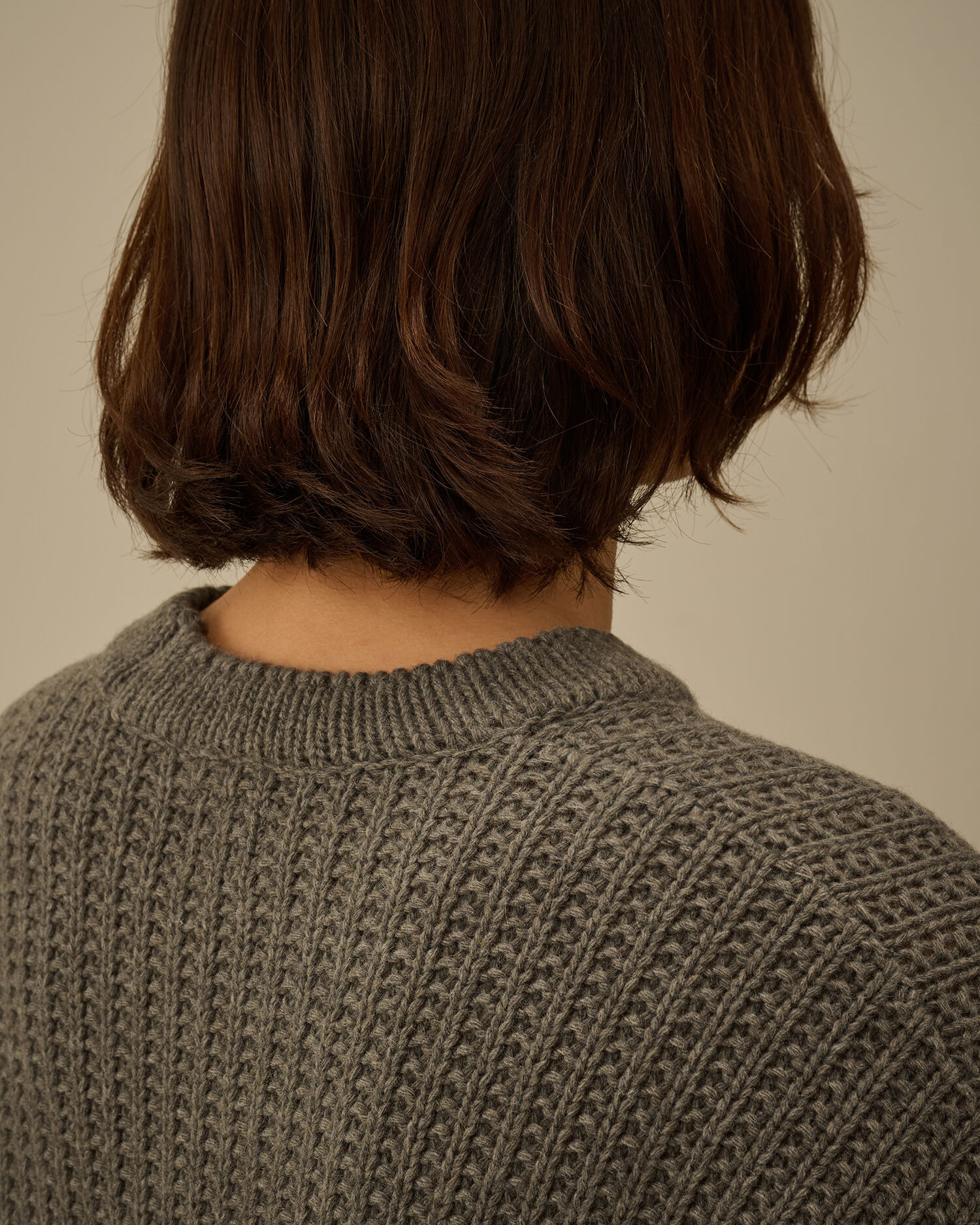 Lambswool GRS Boxy Crewneck Sweater - 6