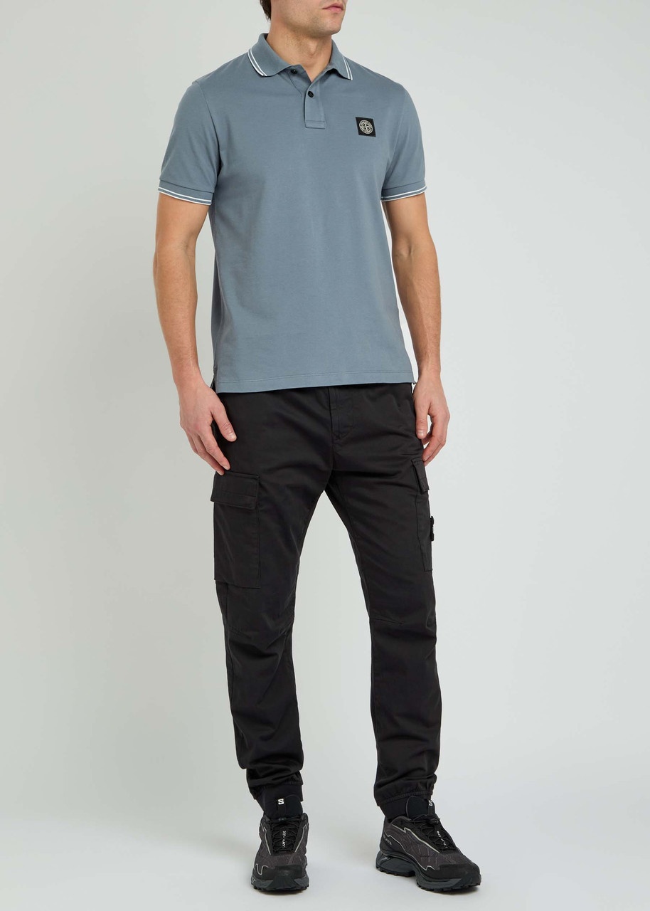 Stone Island Piqué Cotton Polo Shirt - 4